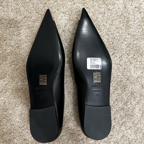 ANINE BING NINA FLATS WITH METAL TOE CAP - Picture 11 of 12